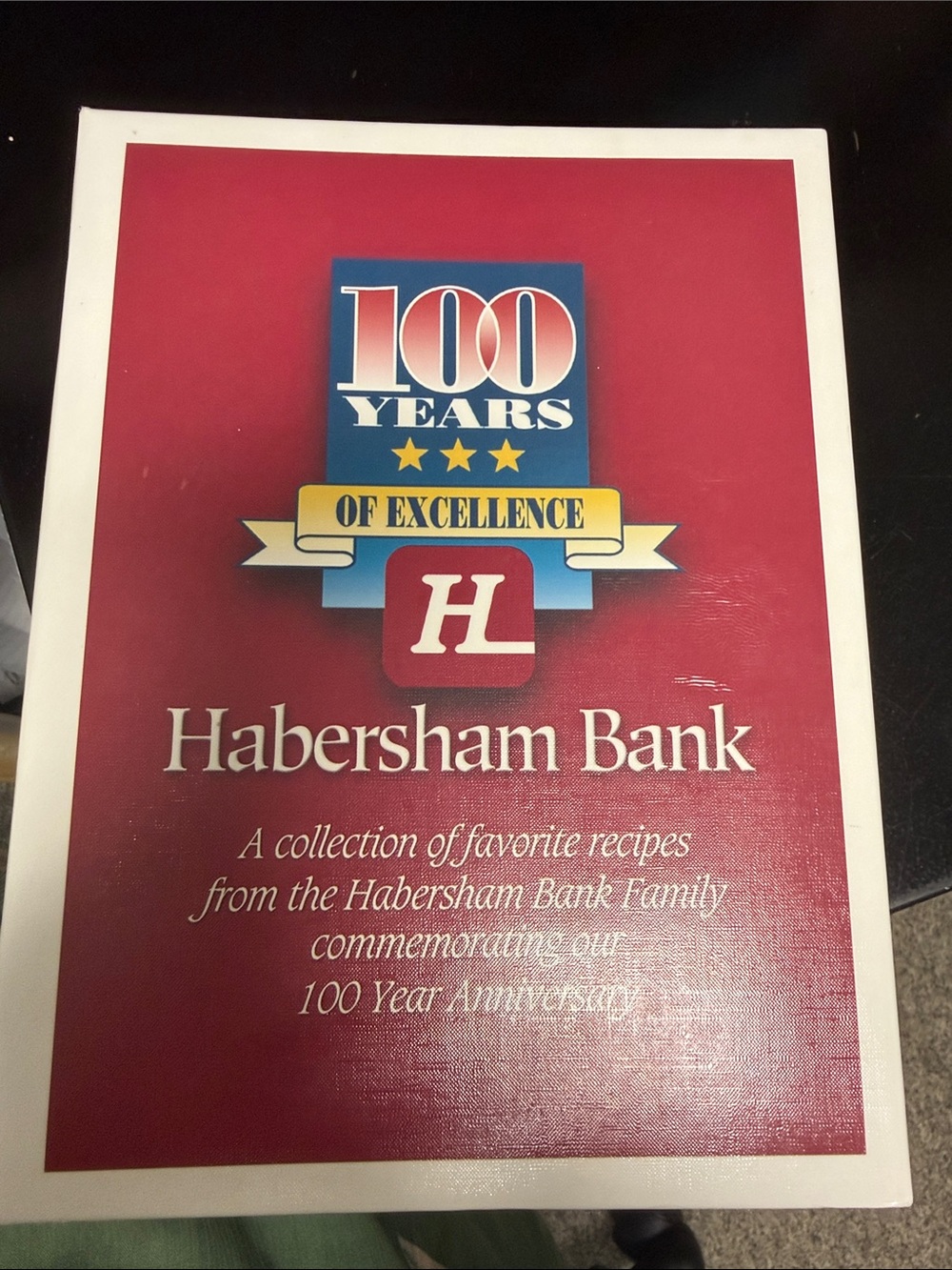 Habersham Bank 100 Years Commemorative Cookbook - Red Cover